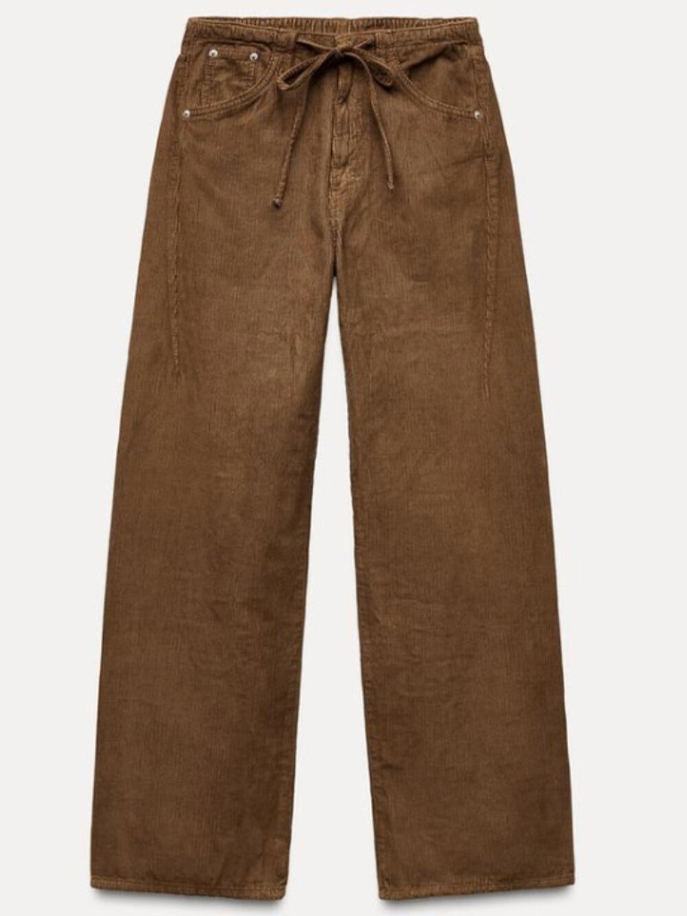 Zara Brown Corduroy Pants
